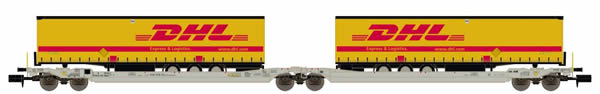 REE Modeles NW-088 - Sdggmrs T AAE Cargo HUPAC DHL + 2 trailers